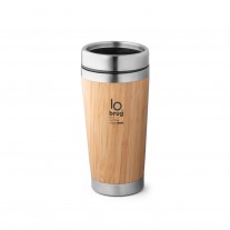 Copo 500ml Bambu e ao inox personalizado- CPO108