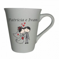 CANECA TULIPA BRANCA 230ML personalizada - CAP62